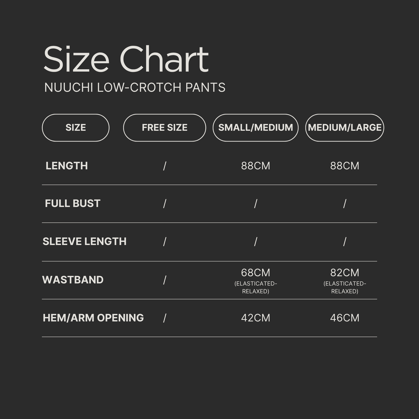 Winter Nunchi Low-Crotch Pants