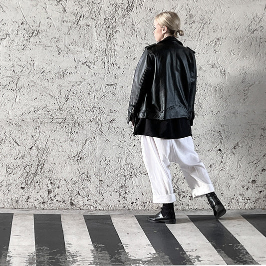 Nunchi Low-Crotch Pants Linen