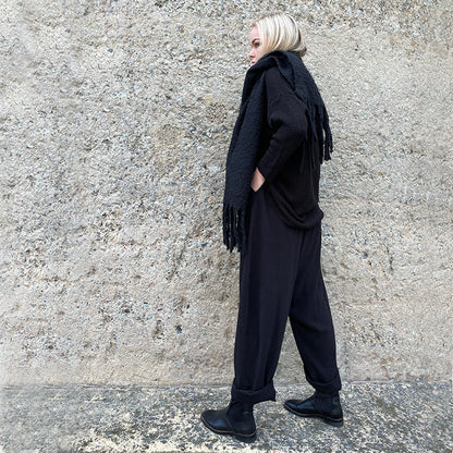 Nunchi Low-Crotch Pants Linen
