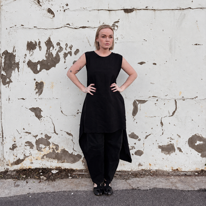 NIA TOP - BLACK