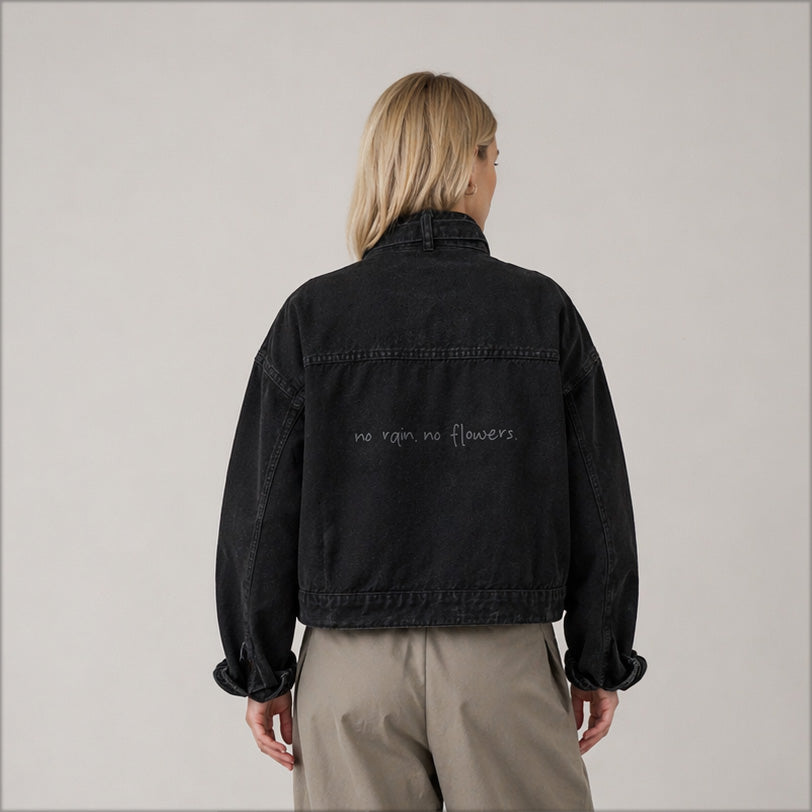 'no rain, no flowers' Jacket