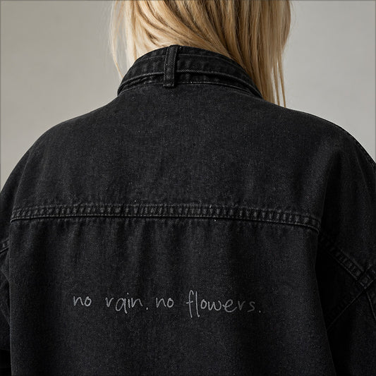'no rain, no flowers' Jacket