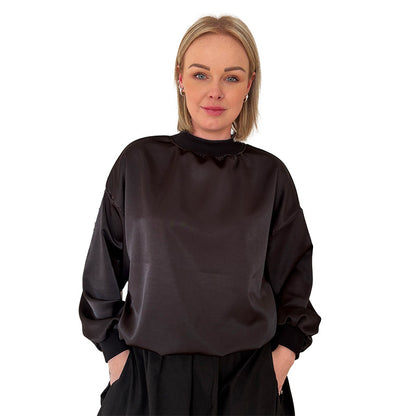 RIKO Satin Rib Top