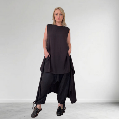NIA TOP - BLACK