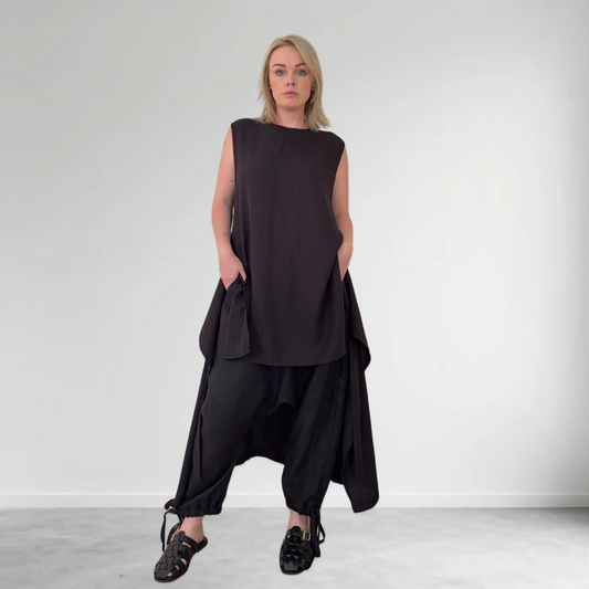 NIA TOP - BLACK